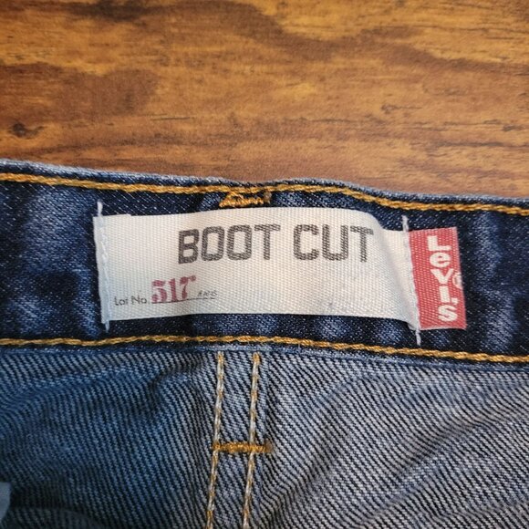 Vtg Levi's Jeans Size 31x30 Measures 30x30 Bootcut 517 Western Rodeo Y2K - Picture 4 of 10